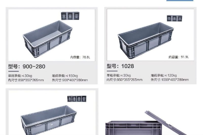 物流箱汽车零部件耐用耐摔耐磨耐油污