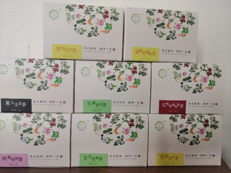 各种组合花茶
