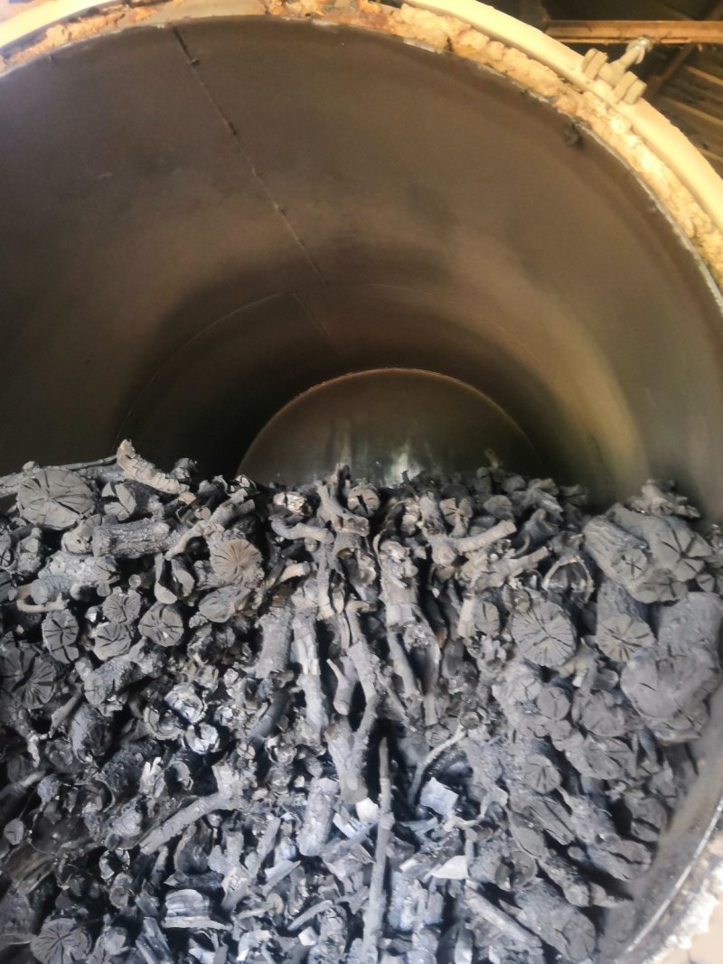 干馏纯果木炭真正的高温无烟