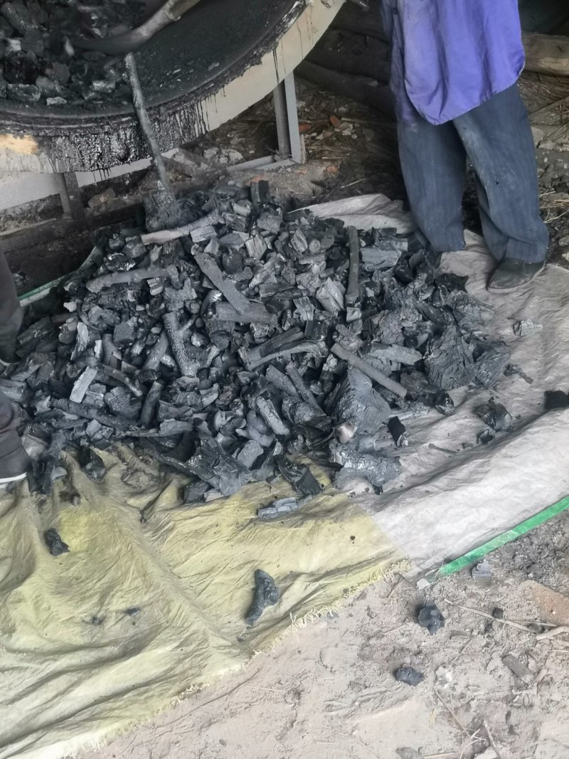 干馏纯果木炭真正的高温无烟