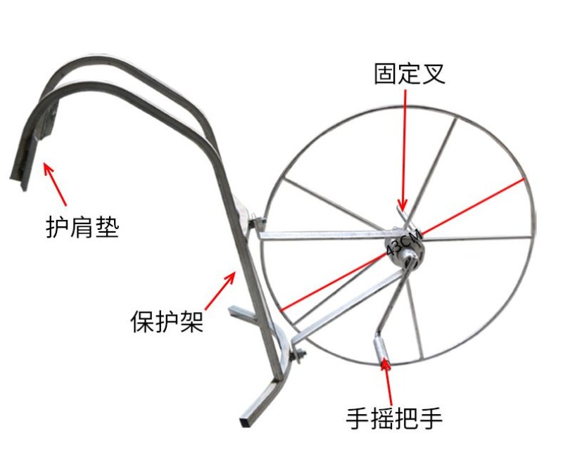 农用水带收卷器