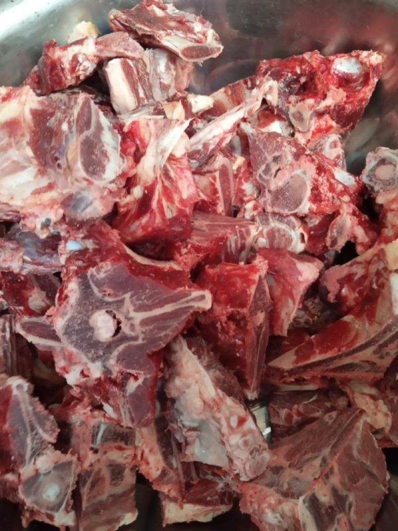 新鲜现杀多肉驴马蝎子脊骨脖骨