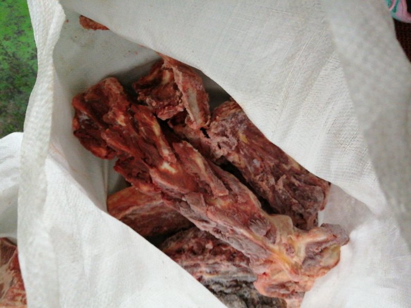 新鲜现杀多肉驴马蝎子脊骨脖骨