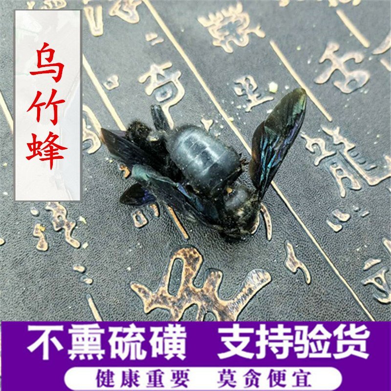 包邮竹蜂乌竹蜂供应上千种中药材