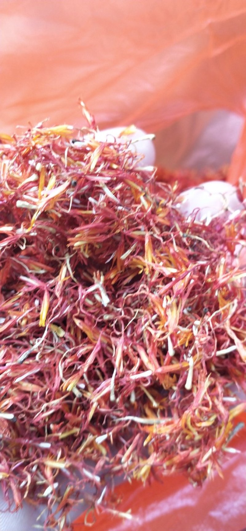 毫州当地小红花，质量好，无杂，一手货源，二百亩
