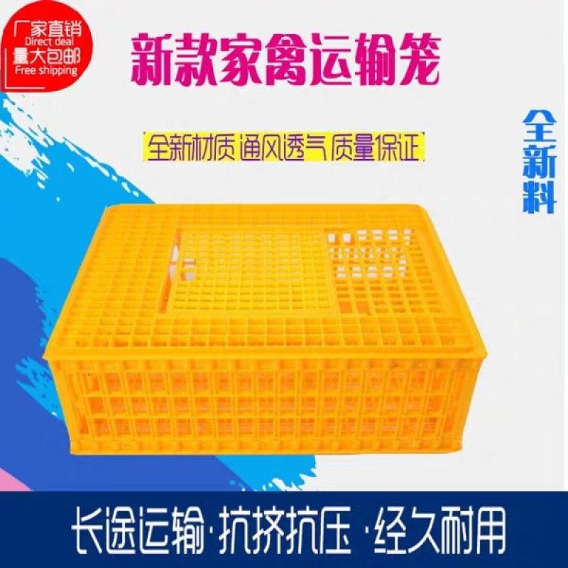 （包邮）成鸡周转箱加强型特大运输用运输筐鸡笼