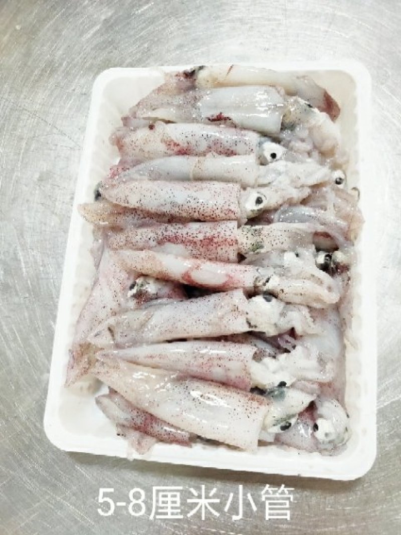 小鱿鱼笔管鱼一口管5-8厘米长度冻厂直批