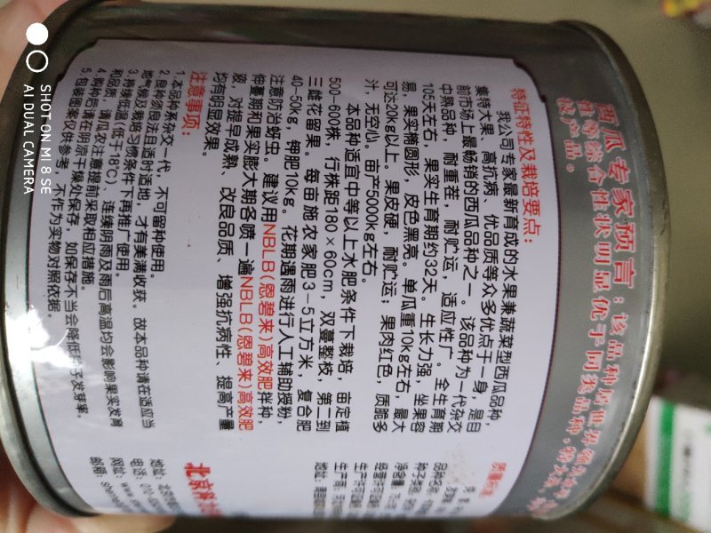 西瓜种子(卡其黑旋风黑皮西瓜种子)
