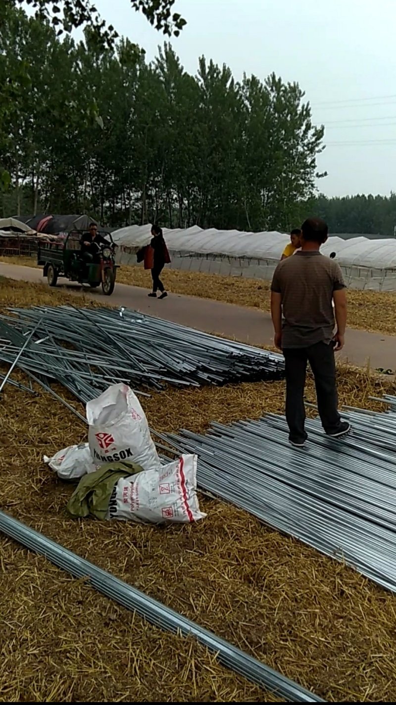 厂家直销大棚骨架钢管定做各种规格西瓜棚草莓大棚蔬菜大棚
