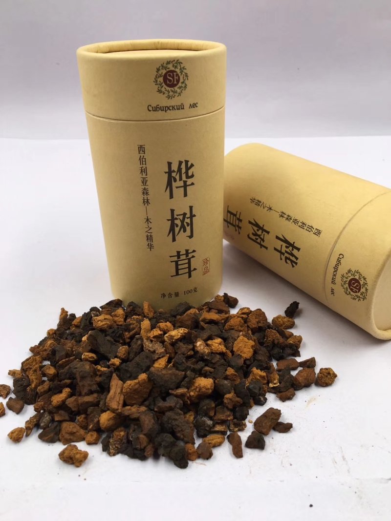 桦树茸白桦茸茶叶桶