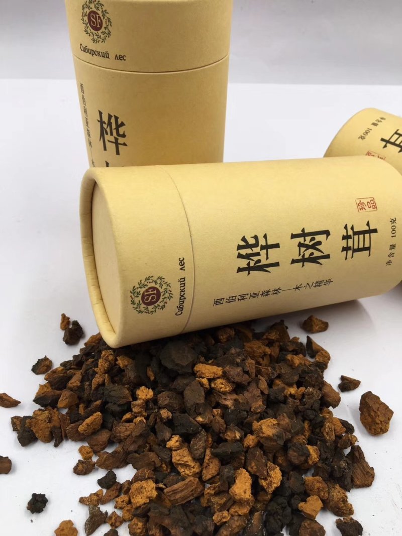 桦树茸白桦茸茶叶桶