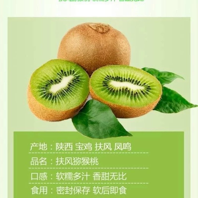 徐香（绿肉）年发现的新芽变原生态猕猴桃一件包邮