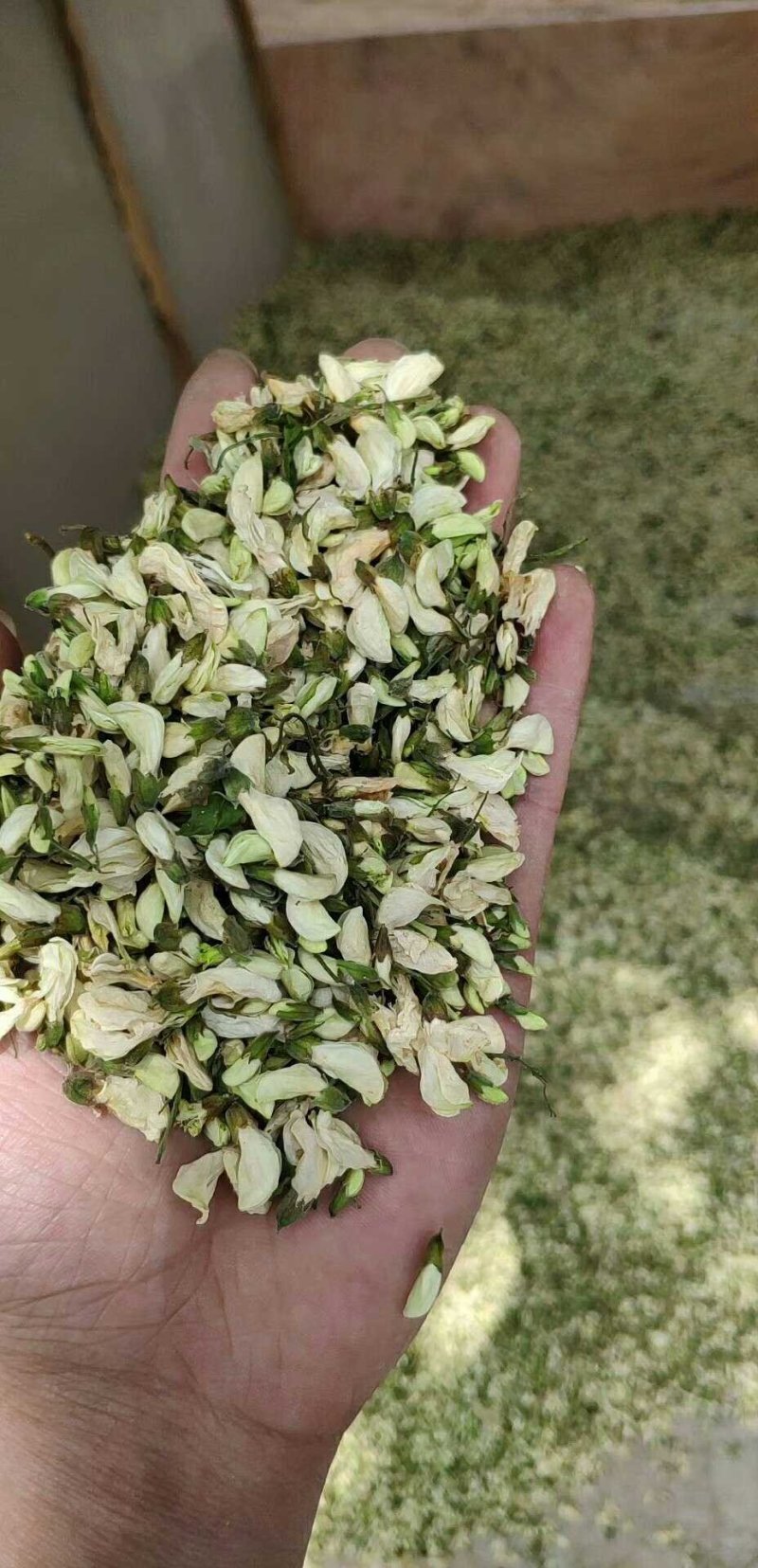 脱水槐花，青花白花都有，自己生产，价格实惠