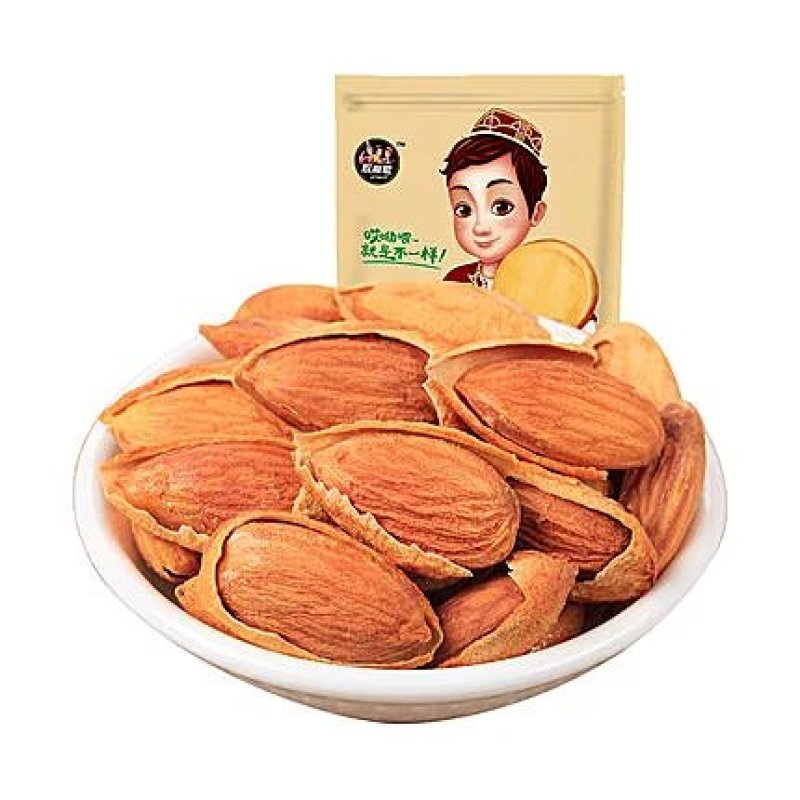 纸皮巴旦木新疆特产龙果奶油味零食250g