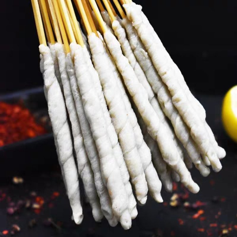 30—100克的面筋串龙骨面筋网红小面筋批发零售