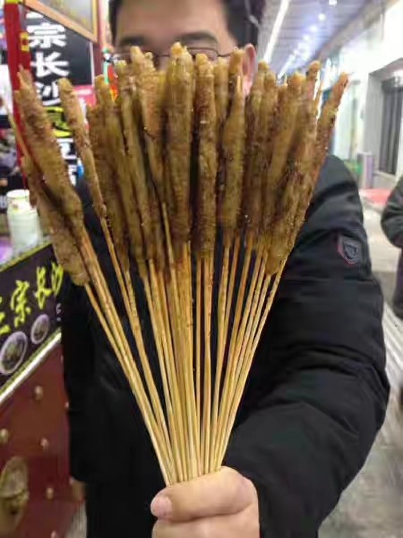30—100克的面筋串龙骨面筋网红小面筋批发零售