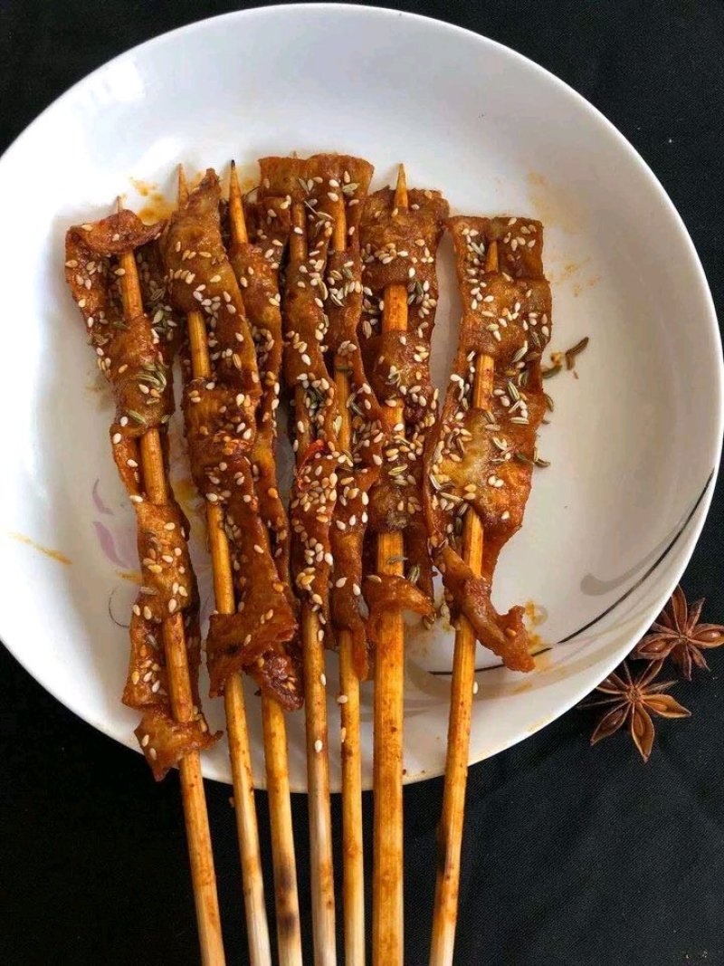 30—100克的面筋串龙骨面筋网红小面筋批发零售
