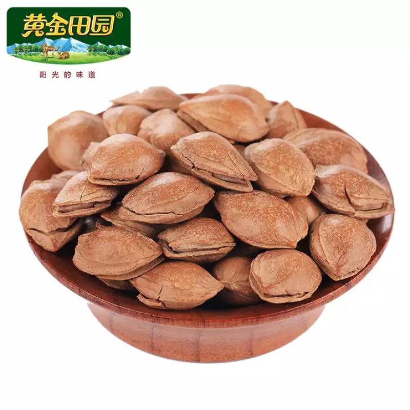 小银杏新疆特产坚果零食五香杏仁开口小白杏200