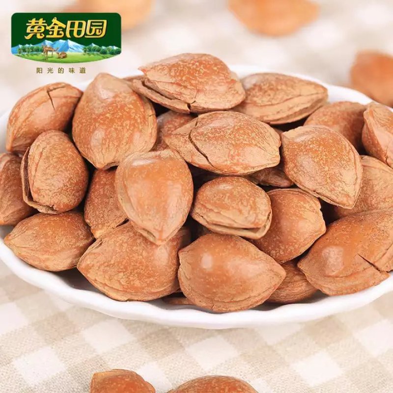 小银杏新疆特产坚果零食五香杏仁开口小白杏200
