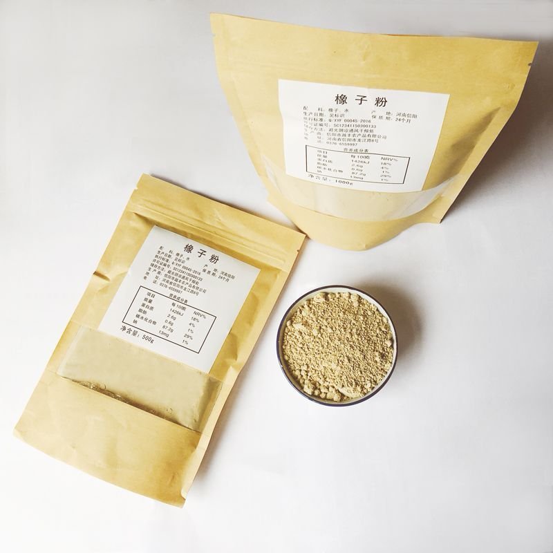 纯野生择子粉择子豆腐原料500g栎子粉橡子淀粉