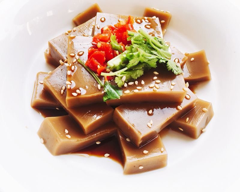 橡子凉粉橡子豆腐橡子粉择子豆腐400g/盒