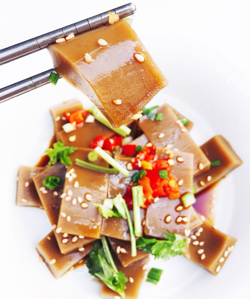 橡子凉粉橡子豆腐橡子粉择子豆腐400g/盒