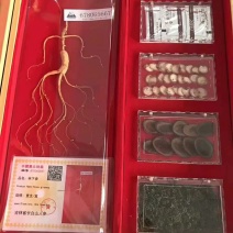 林下参礼盒东北长白山野生人参西洋参灵芝孢子粉鹿茸片礼盒