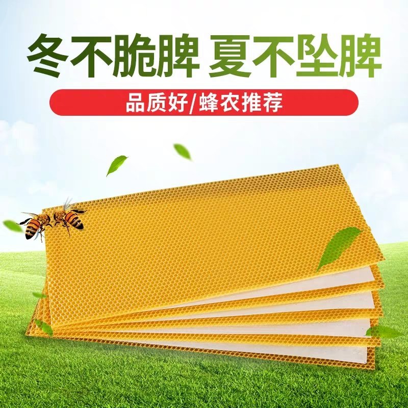 中蜂巢础天然蜂蜡蜂巢蜂具蜜蜂养蜂工具批发蜂箱全套30片巢
