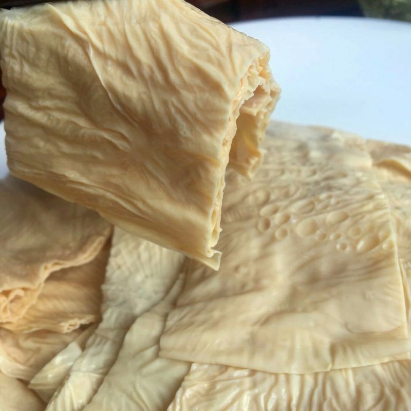 农家人黄豆腐竹腐皮500g油豆皮豆腐皮腐竹皮特产干货包邮