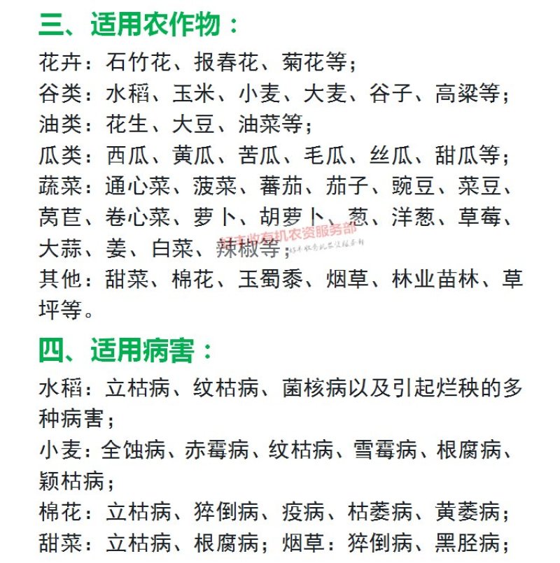 甲霜恶霉灵防死棵烂苗杀菌剂茎基腐根腐病蔓枯病青枯病立枯病