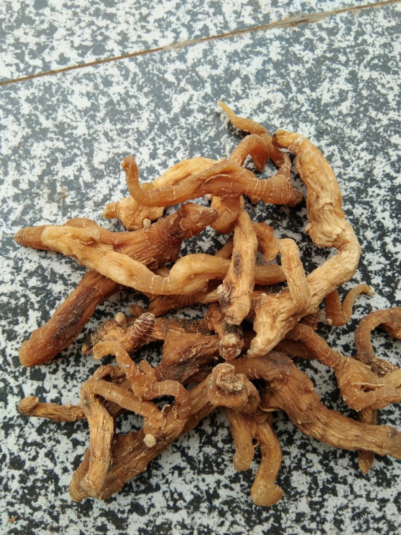 陕西道地药材，家种，野生黄精统货，自然刨制