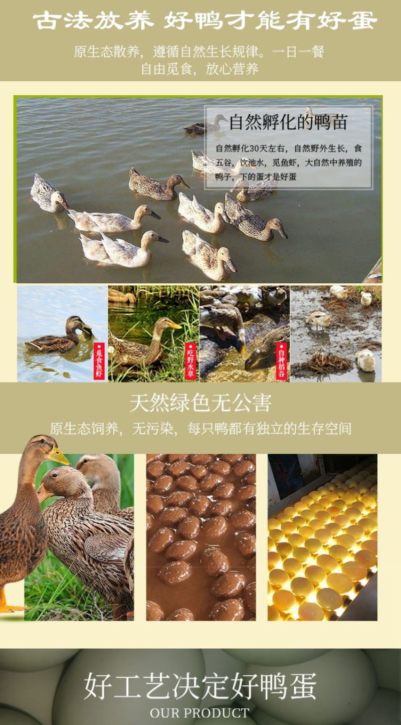 正宗五香咸鸭蛋来自山东微山湖铁道游击队祖传腌制秘方10枚