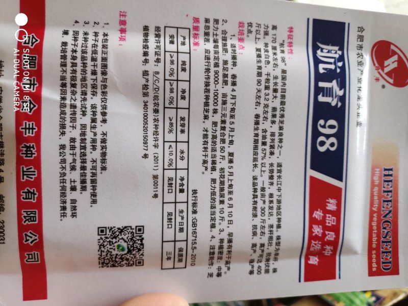 芝麻种子航育98白芝麻种子