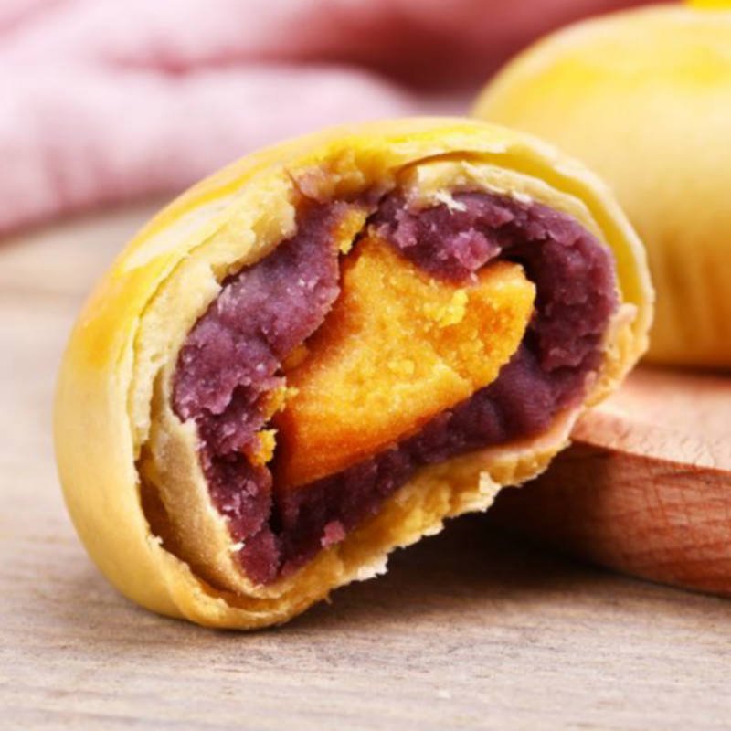 【工厂直营】老顾客紫薯蛋黄酥传统糕点早餐零食面包小吃50