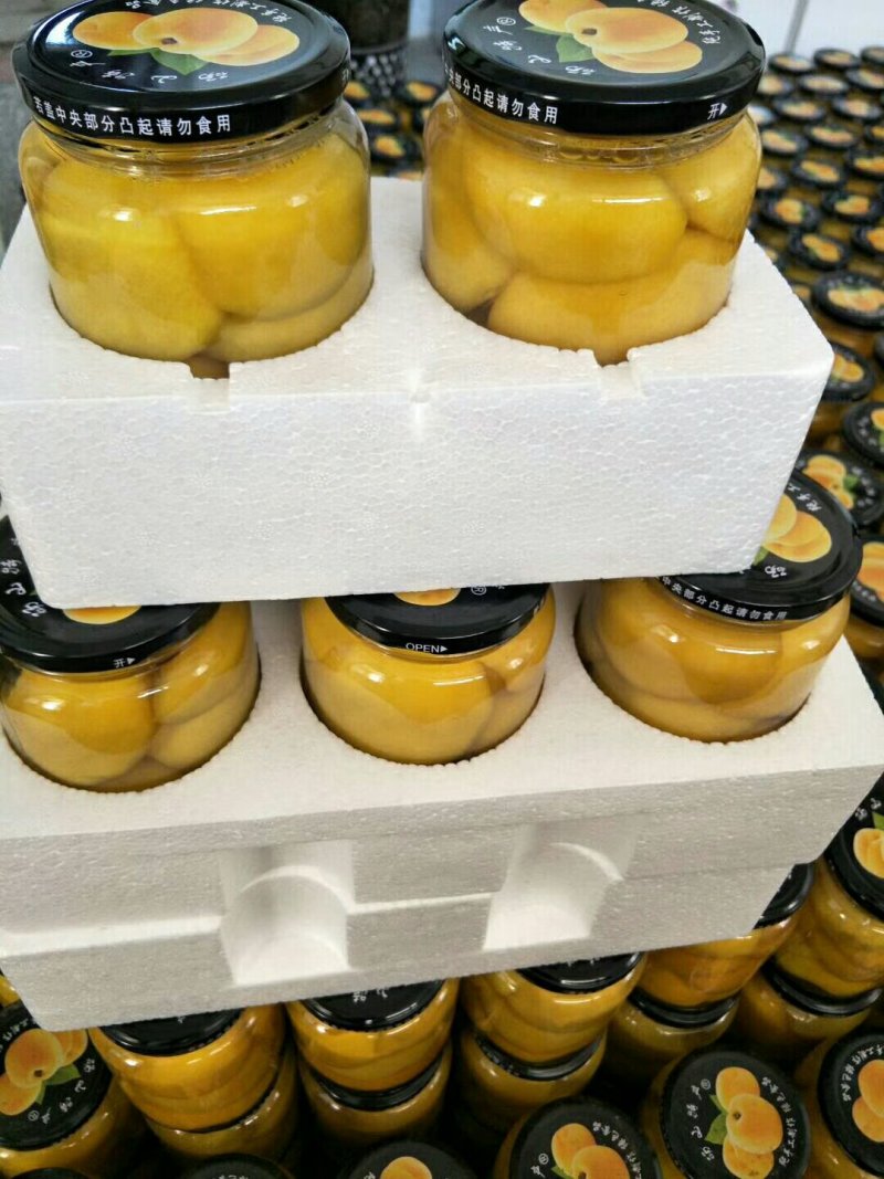 纯手工砀山黄桃罐头