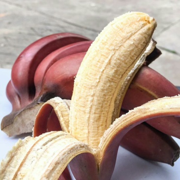 红皮香蕉美人蕉火龙蕉应季水果整箱包邮3斤5斤9斤