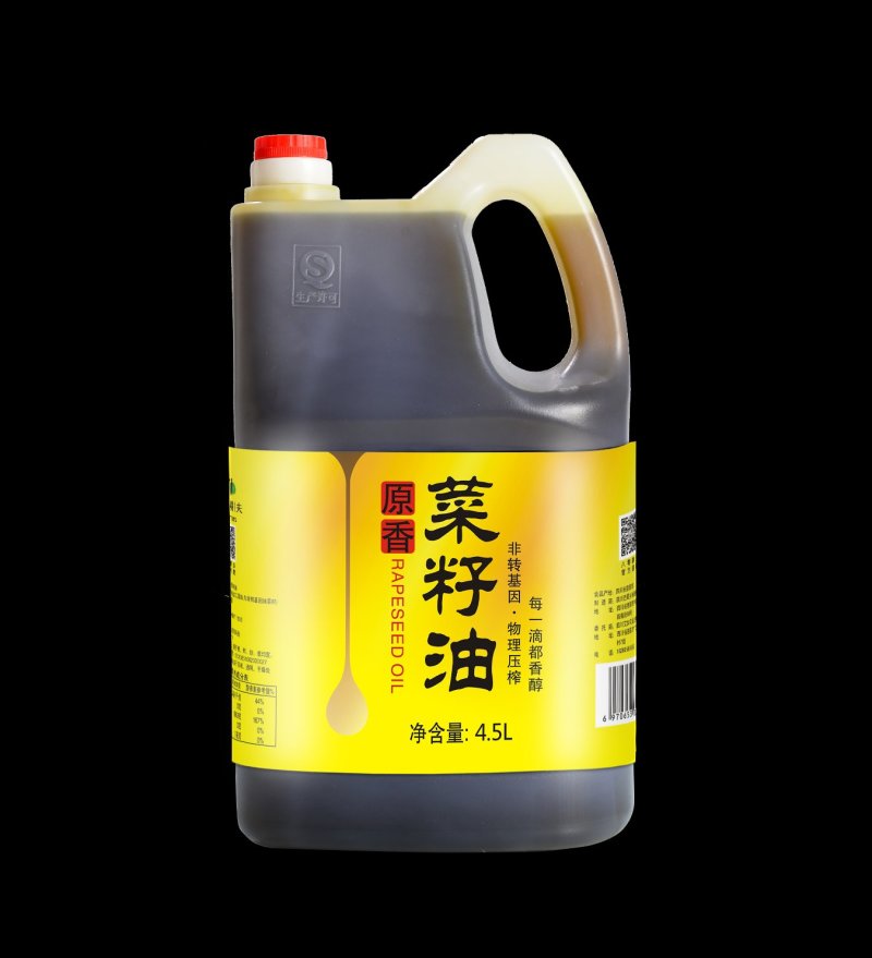 菜籽油醇香原香特香四级小榨非转基因食用油厂家直销