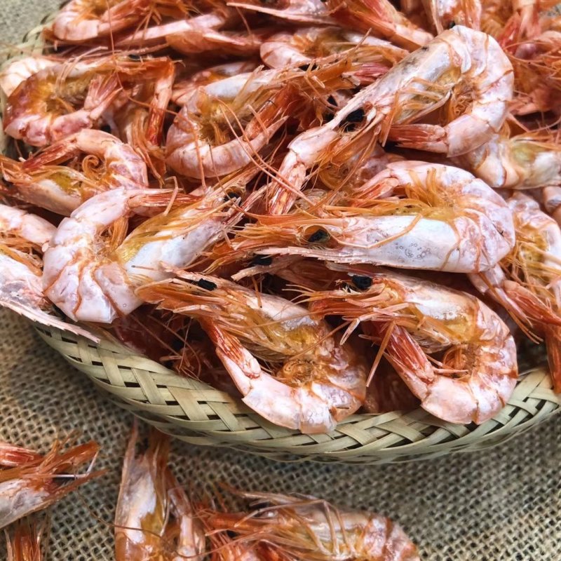 湛江本地即食烤虾干美味斑节小虾干
