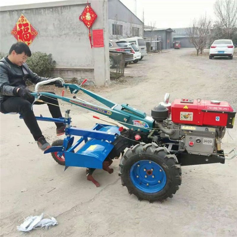 15马力手扶拖拉机开沟机旋耕机