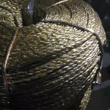 三股4——5毫米的黄金绳打包绳，粗细均匀拉力强
