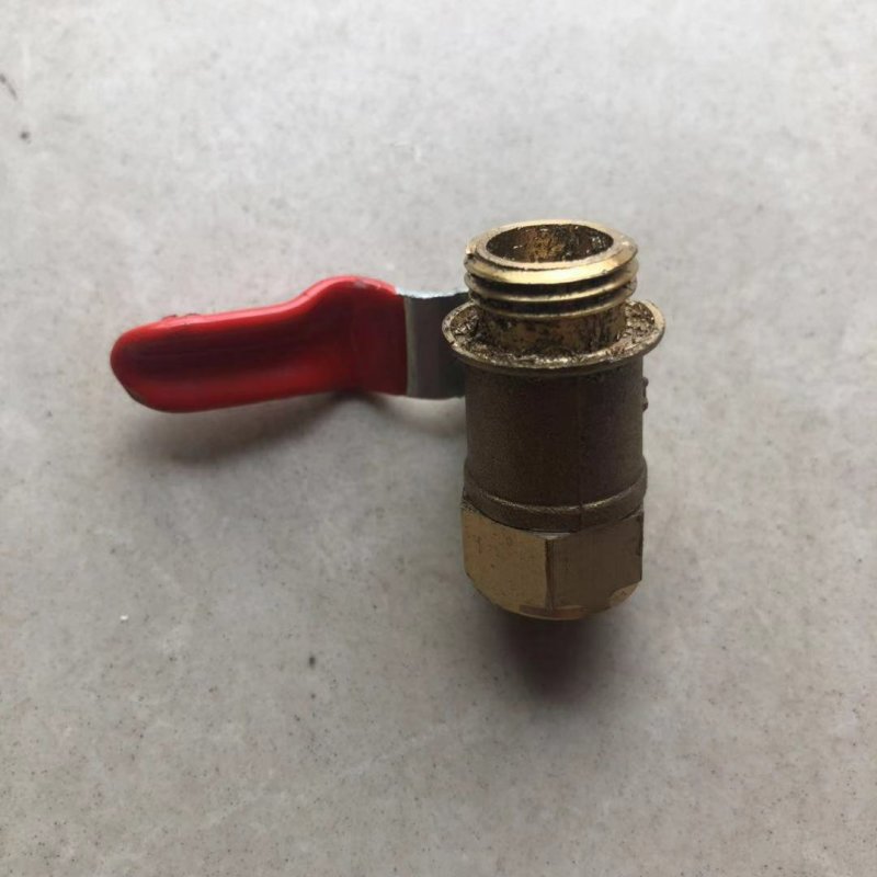 打药机配件三通直接头打药机药泵球阀开关全铜材质