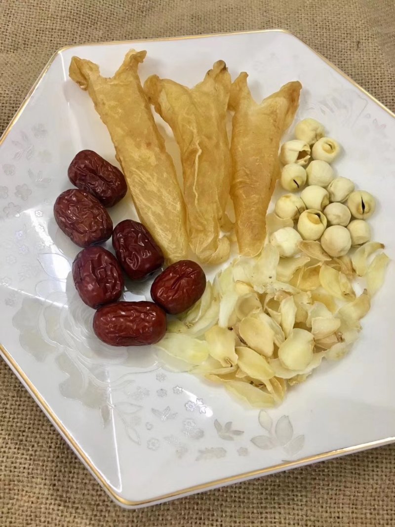花胶虫草花炖乌鸡汤煲汤材料配料月子套餐孕妇滋补含鱼胶原蛋