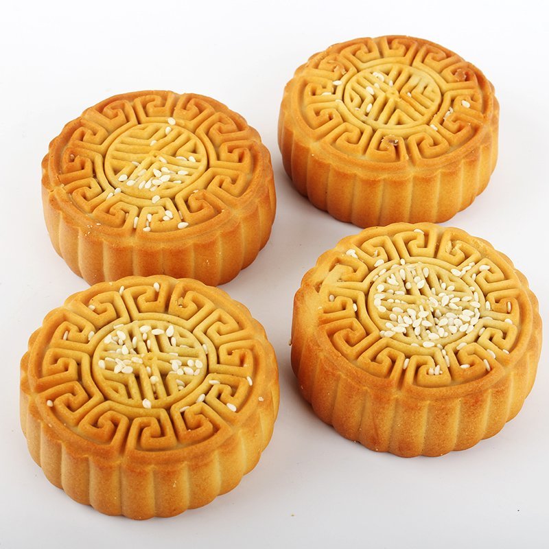 【每天现做】五仁月饼1000g500g多味零食糕点批发