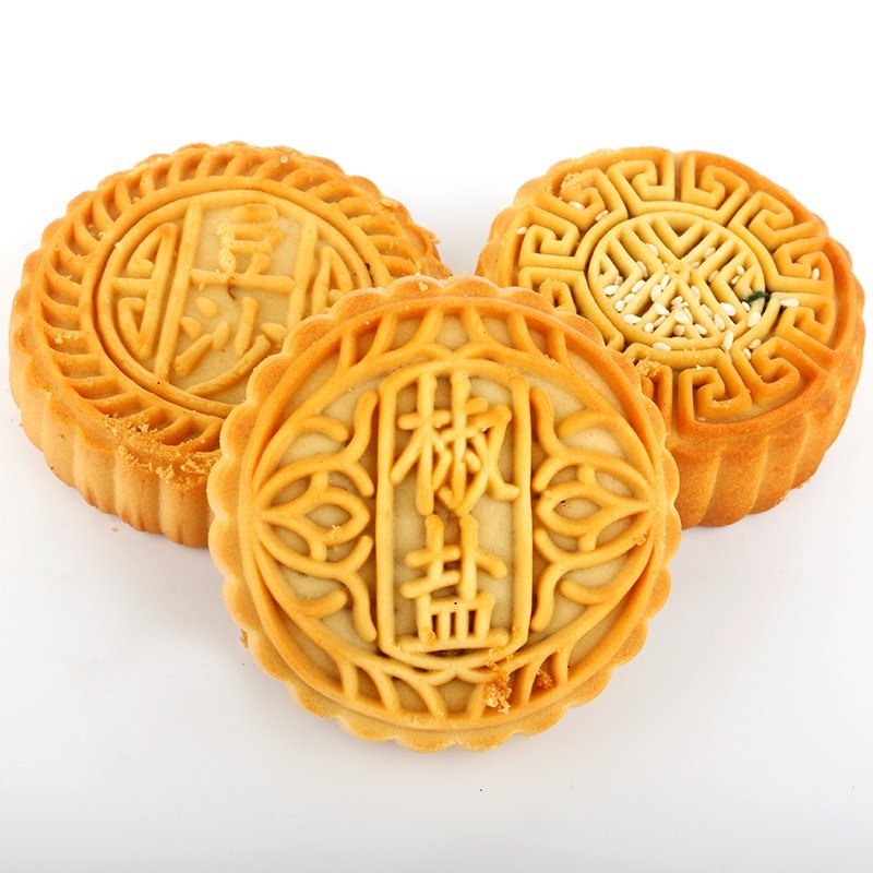 【每天现做】五仁月饼1000g500g多味零食糕点批发