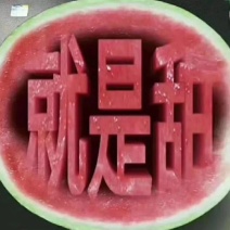 湖北省，襄阳市，宜城市黑皮无子西瓜大量上市了