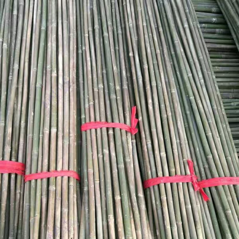 旗杆彩旗竹竿园林竹竿1米2米3米竹子茶杆竹竹篱笆竹围栏
