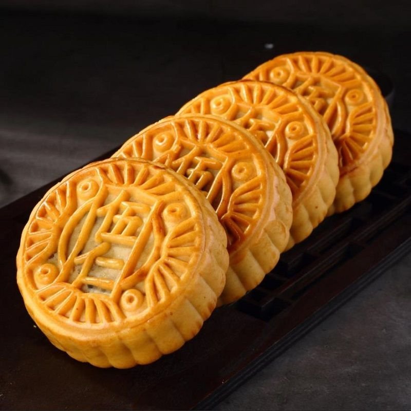 广式五仁月饼多口味可选传统中秋品牌大月饼糕点零食300g