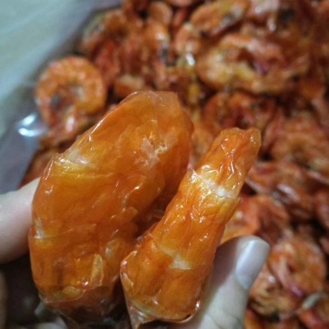 足干的60头软壳虾干