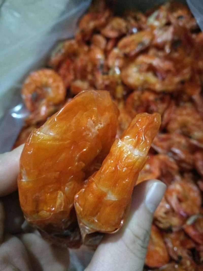足干的60头软壳虾干