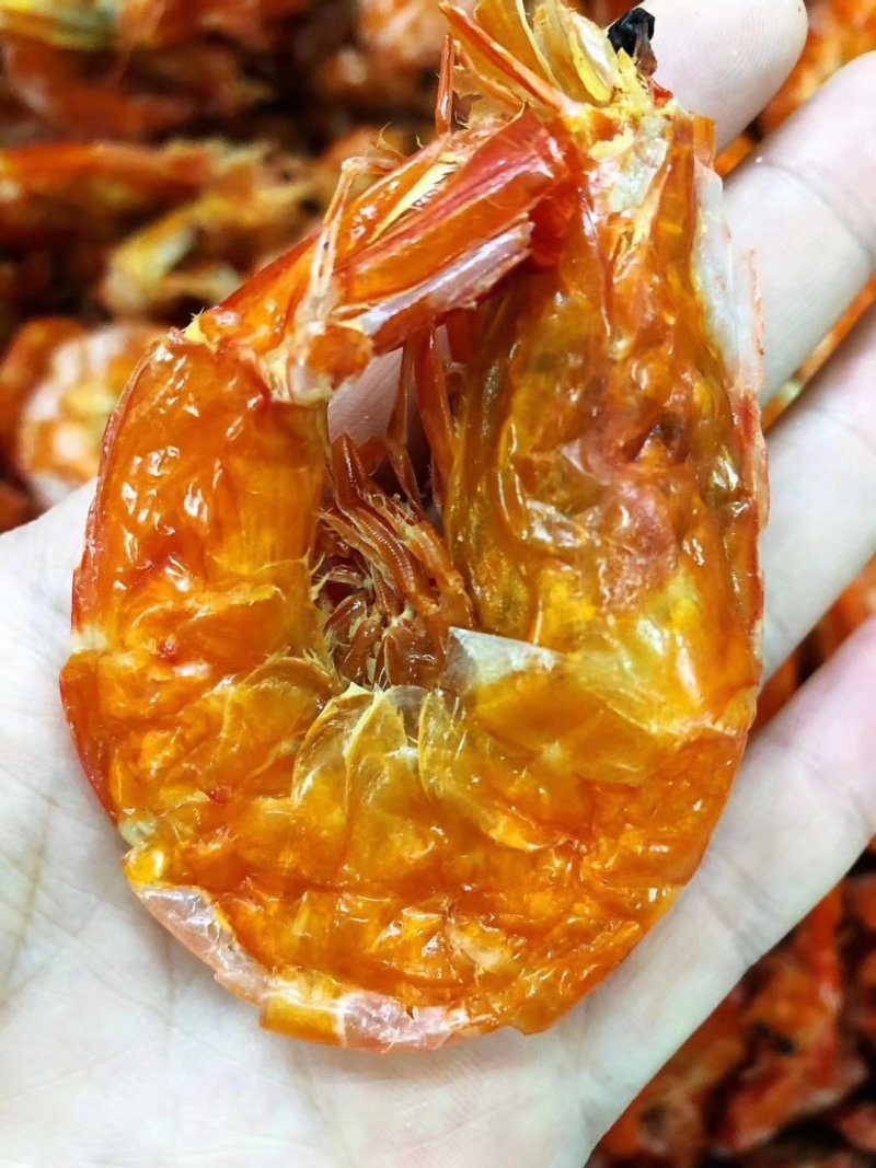 足干的60头软壳虾干